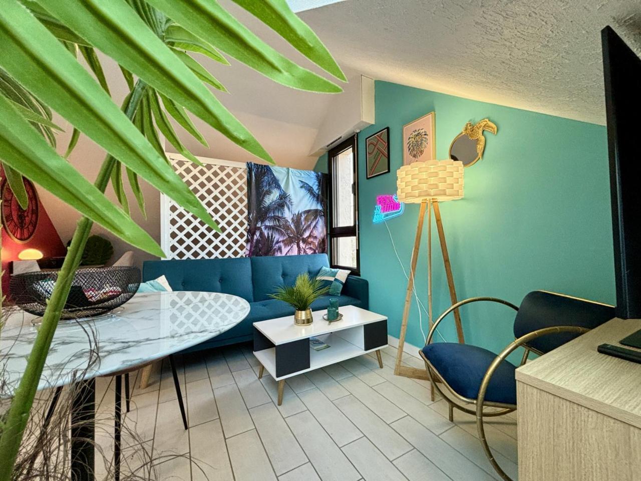 -Tropical Studio- Paisible Parking Wifi Lave-Linge Quimper Exteriér fotografie