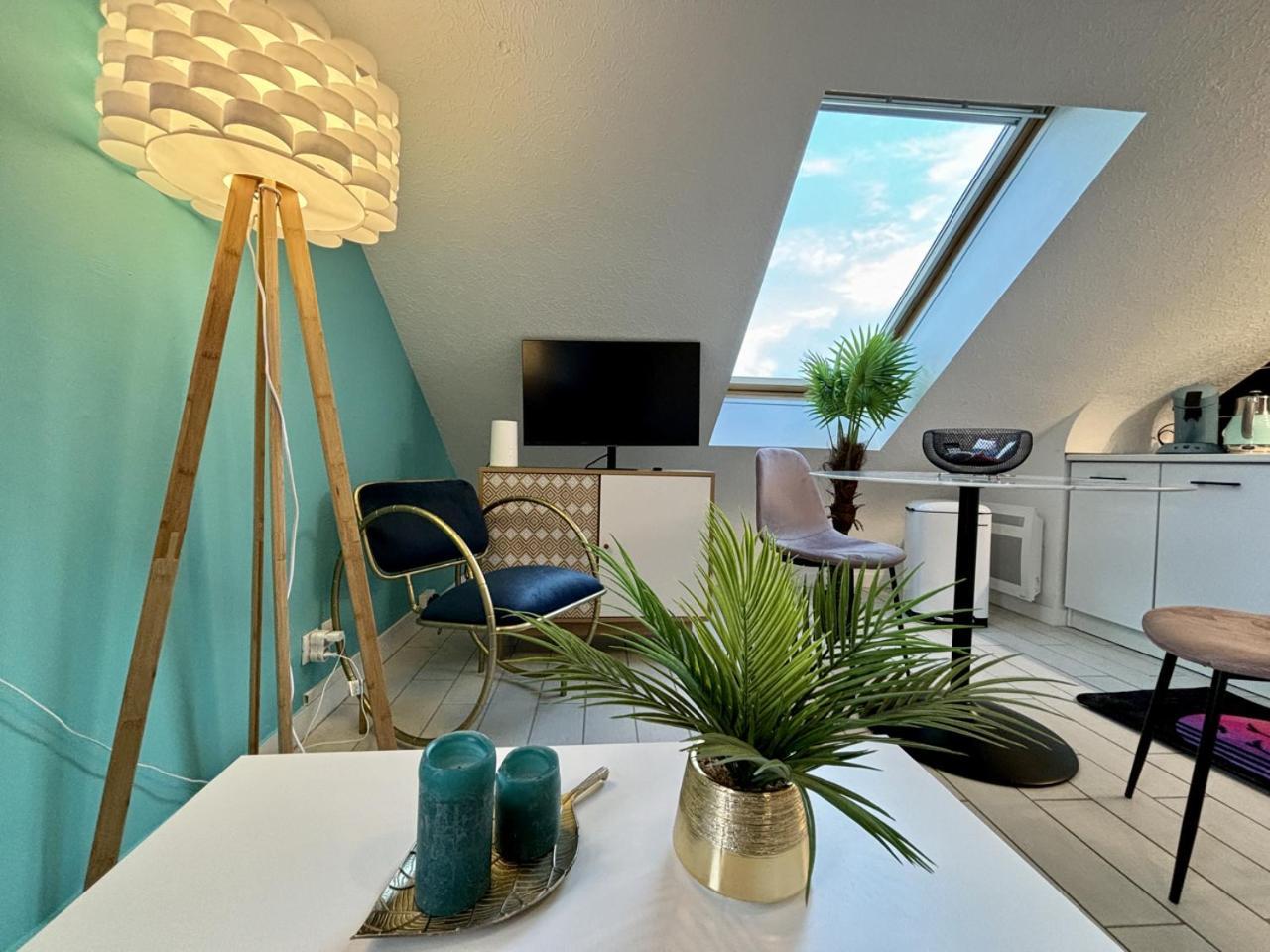 -Tropical Studio- Paisible Parking Wifi Lave-Linge Quimper Exteriér fotografie